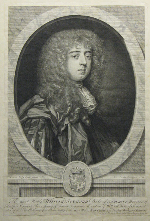 The Most Noble William Seymour Duke of Somerset Marquis of Hertford